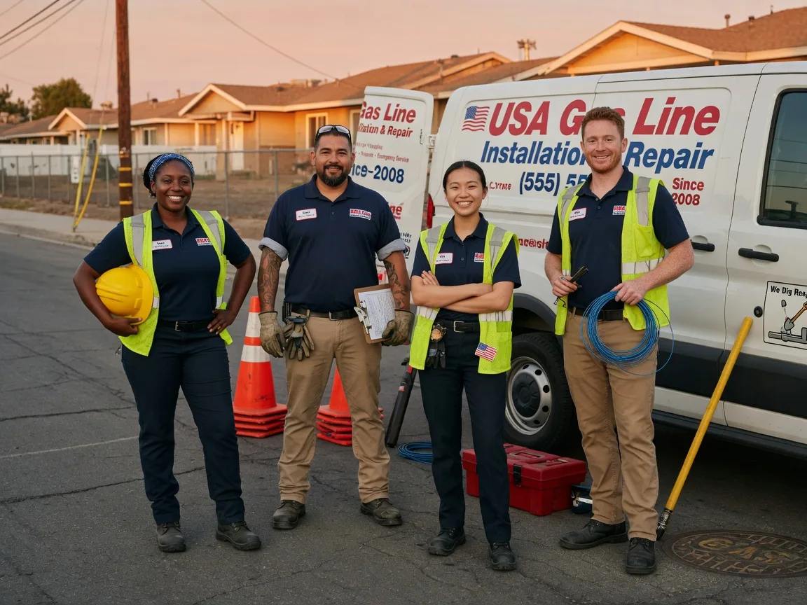Gas Line Installation company in Normangee, TX